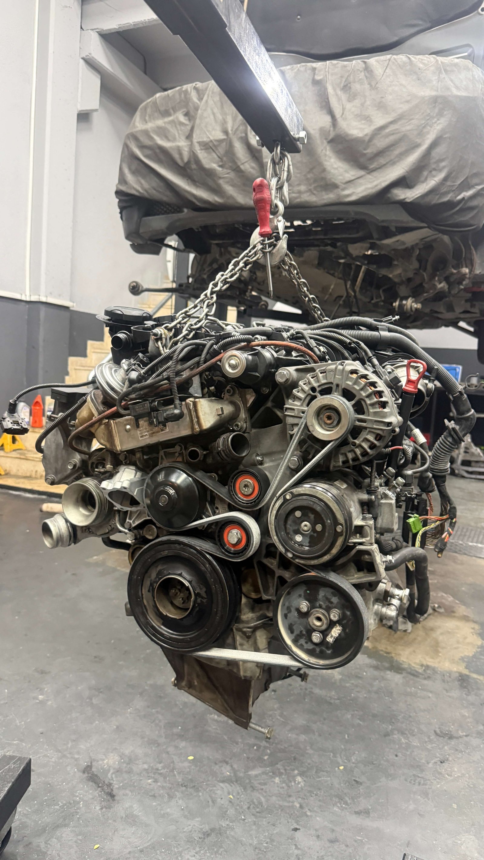 Motor indirme işlemi